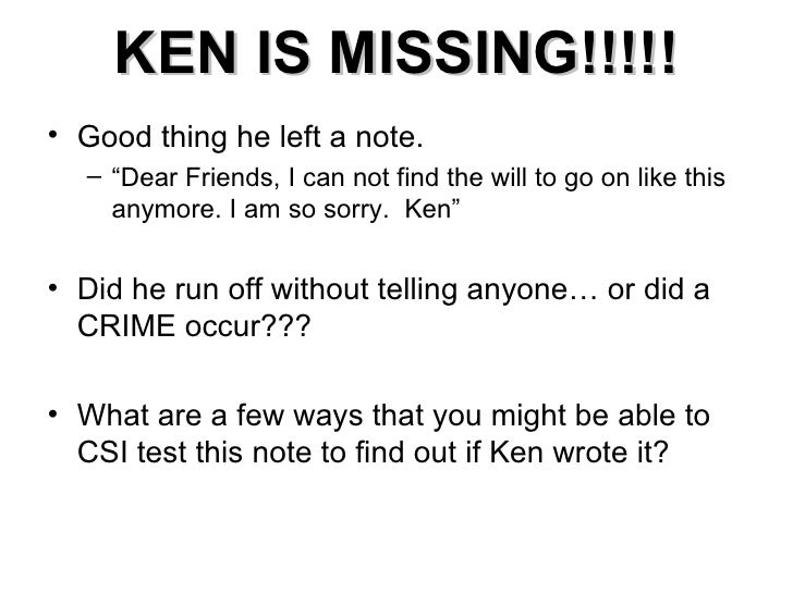 CSI Ink Chromatography & 3 mini labs