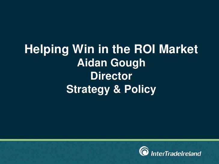 CBI Northern Ireland Public procurement conference Aidan Gough