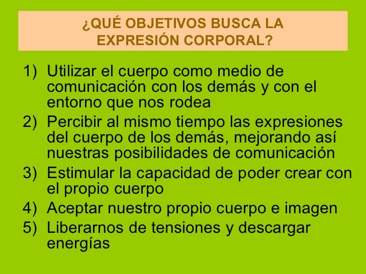 Ritmo y expresión corporal