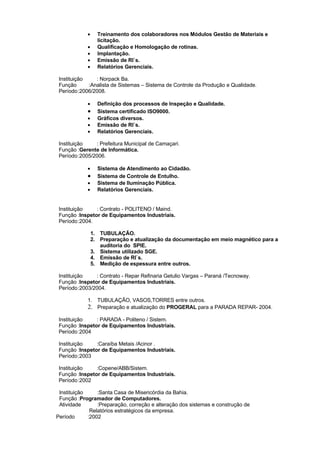 Carta de Apresentação