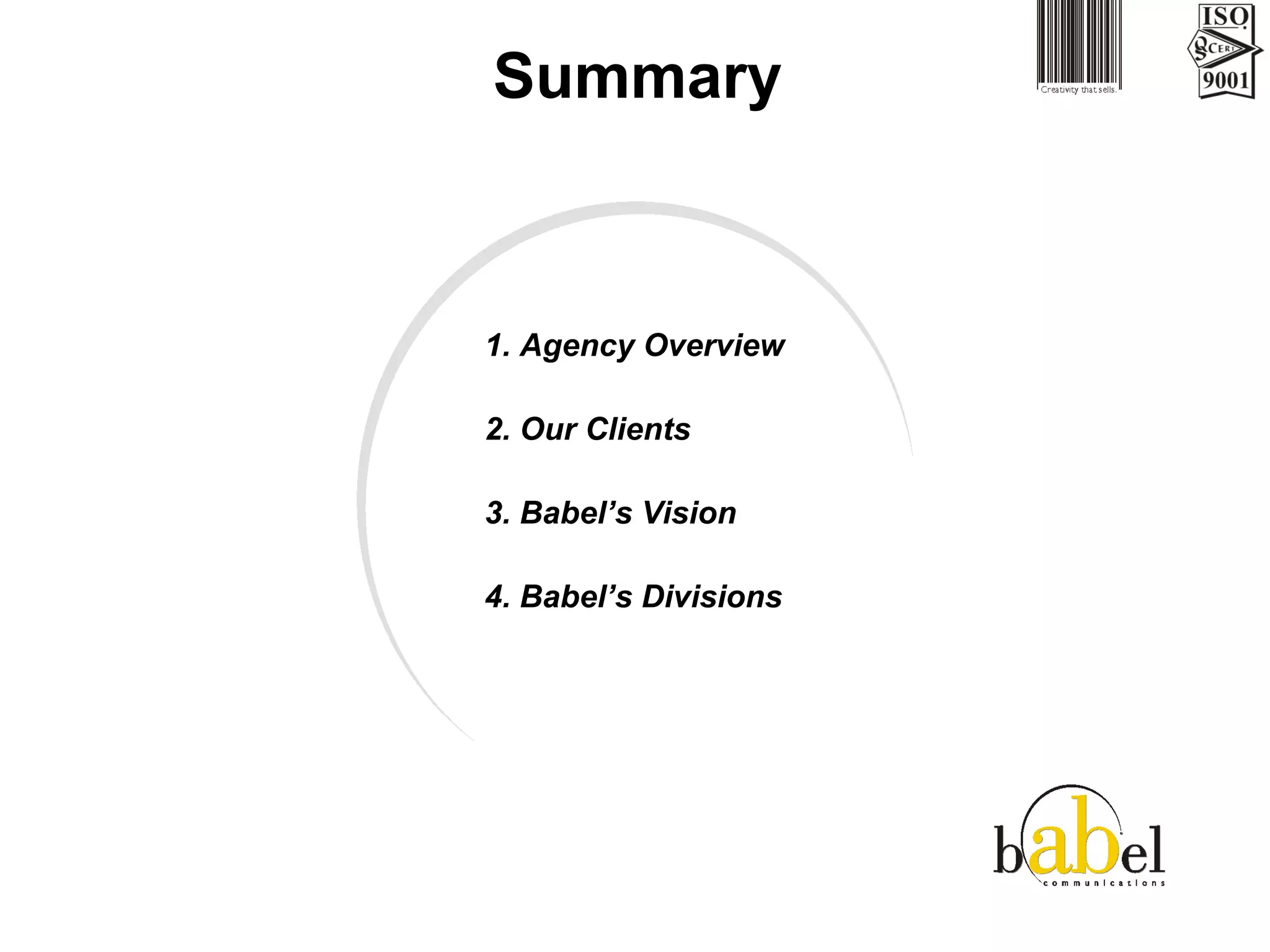 Babel Communication Presentation