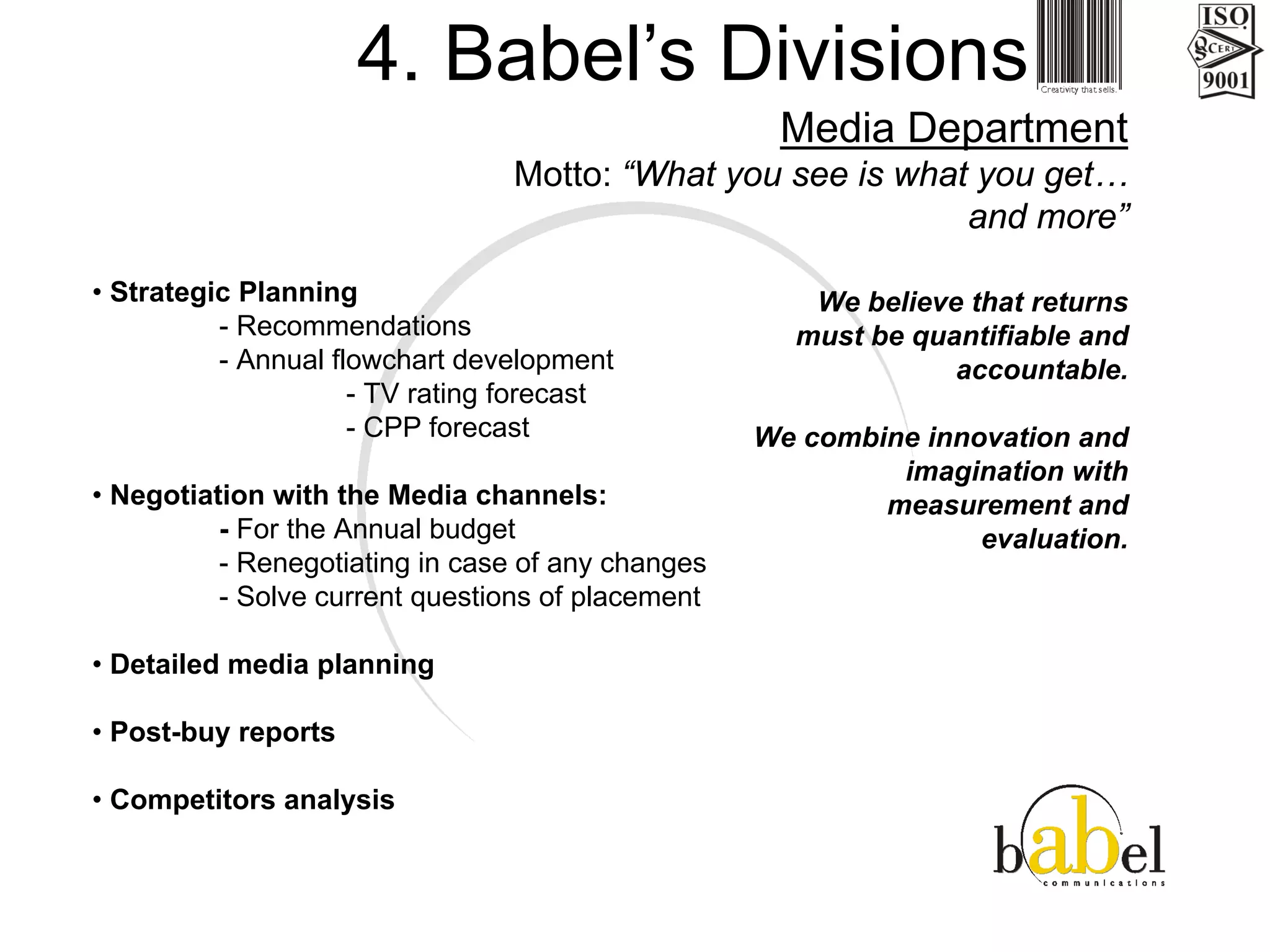 Babel Communication Presentation