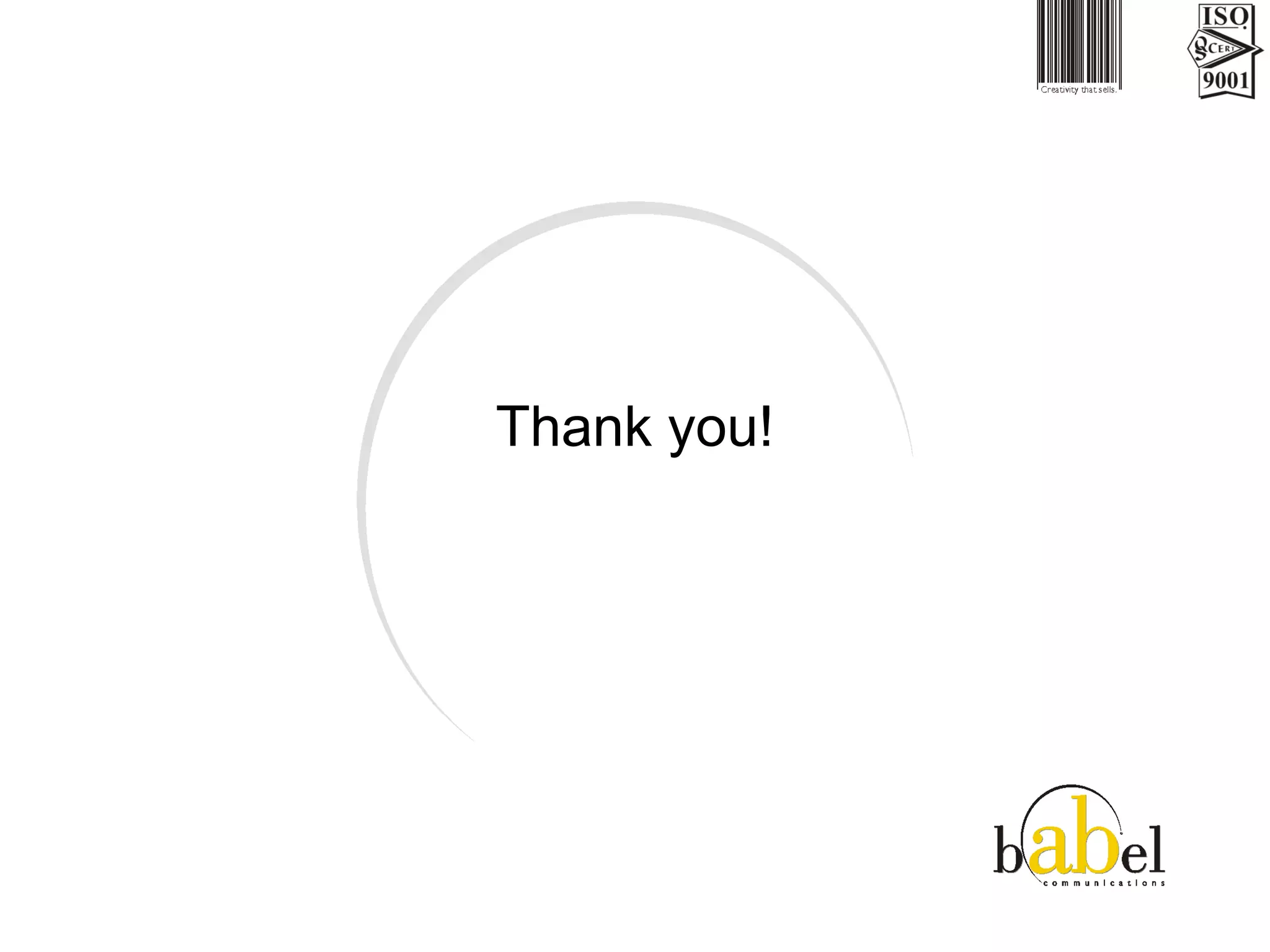 Babel Communication Presentation