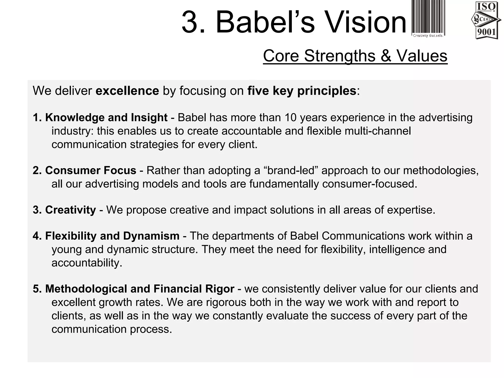 Babel Communication Presentation
