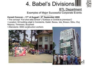Babel Communication Presentation