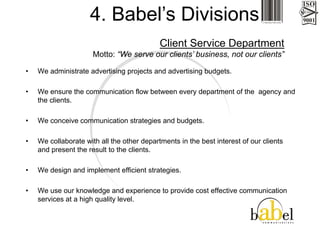 Babel Communication Presentation