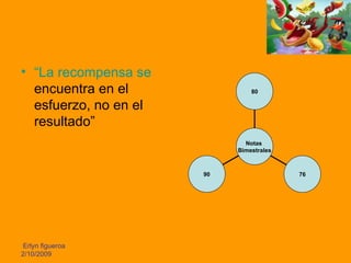 “La recompensa se  encuentra en el esfuerzo, no en el resultado” 90 76 80 Notas  Bimestrales 