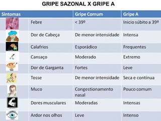 GRIPE SAZONAL X GRIPE A 