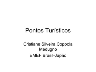 Pontos Turísticos Cristiane Silveira Coppola Medugno EMEF Brasil-Japão 