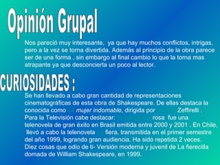 La Fierecilla Domada PPT la-fierecilla-domada-ppt