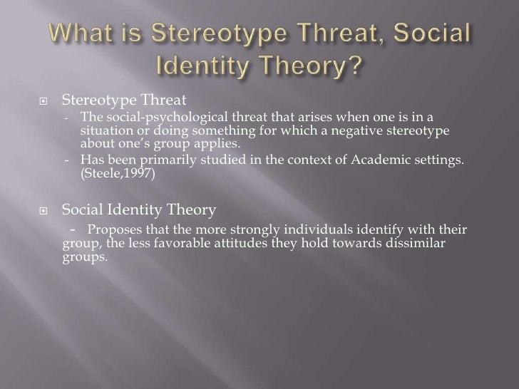 The Effect of Stereotype Threat Upon African American Students