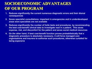 A practical computer program that diagnoses diseases in actual patients.
