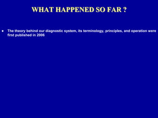 A practical computer program that diagnoses diseases in actual patients.