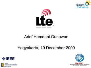 Arief Hamdani Gunawan Yogyakarta, 19 December 2009 