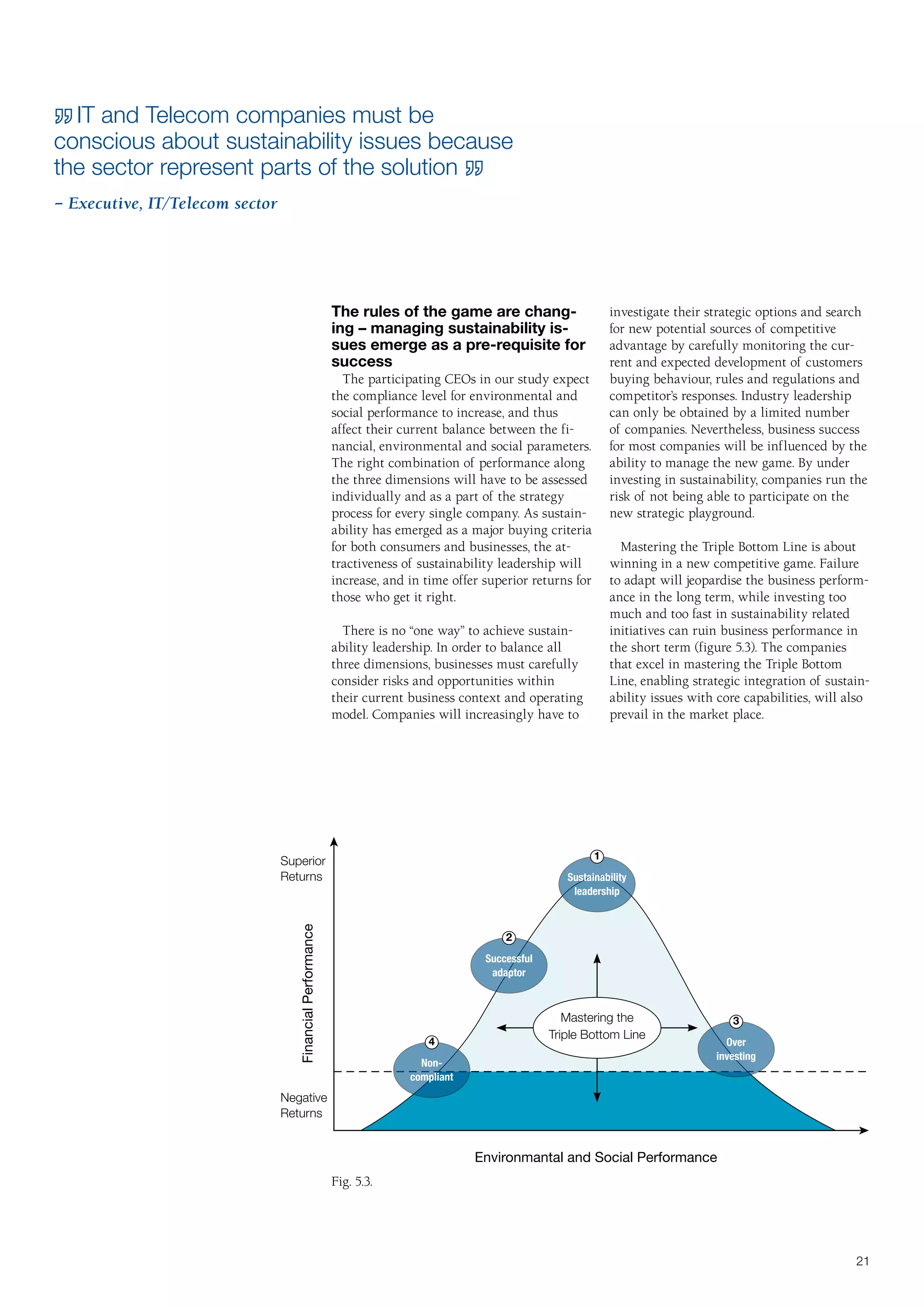 Report - Mastering The Triple Bottom Line