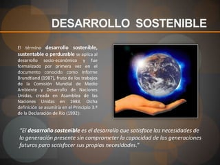 El subdesarrollo: Tras la Segunda Guerra Mundial se comenzó a hablar de «subdesarrollo, para referirse a los países pobres. Generalmente, este término se usa en un sentido evolutivo: así, Naciones Unidas denomina a los países  como países «en vías de desarrollo» o «en desarrollo», por contraposición a los países «desarrollados». Hacia 1950, Alfred Sauvy utilizó la expresión «Tercer Mundo» para designar a los países pobres, comparándolos con el «Tercer Estado», el estamento más bajo de la sociedad francesa a fines del siglo XVIII .A mediados de 1970 surgió el término «Sur» para referirse a los países pobres , considerados como un hemisferio “Sur” mientras que los desarrollados constituían el hemisferio norte, aunque en ambos hemisferios hay todo tipo de países. Posteriormente se los llamó “periféricos” a los países que se sitúan en una posición de dependencia de los países del “centro o centrales” que ejercen un papel dominante. 