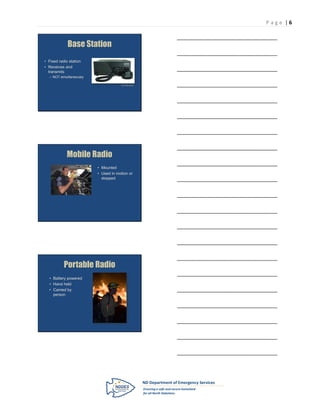 Basic Radio 101 Participant Guide | PDF