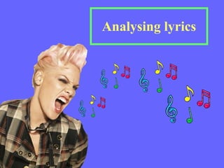 Analysing lyrics 
