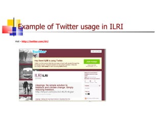 Social media tools training