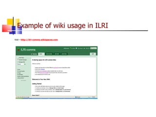 Social media tools training
