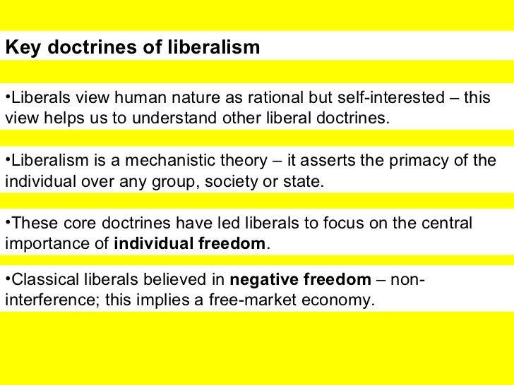 overview of liberalism 2009