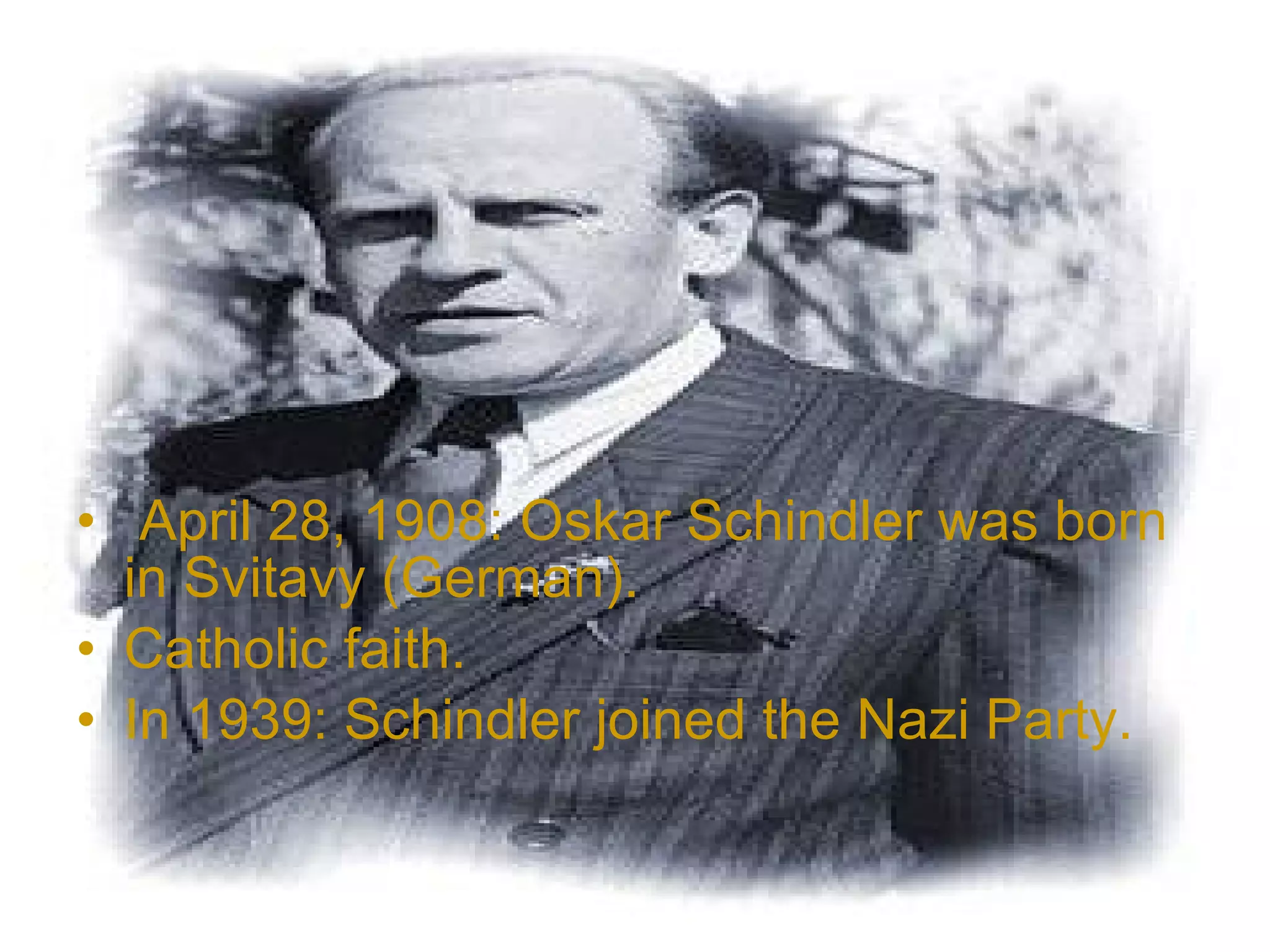 What Oskar Schindler Really Owned At Death - r3qeov4