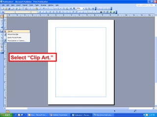 Select “Clip Art.”
 