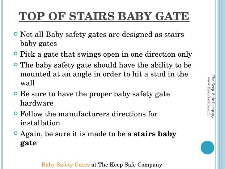 Baby Safety Gates | Safe Stair gates tips