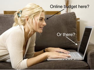 Online budget here? Or there? 