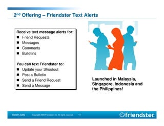 SNWF Friendster presentation