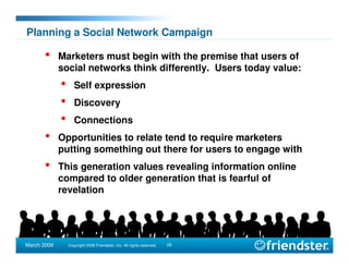 SNWF Friendster presentation