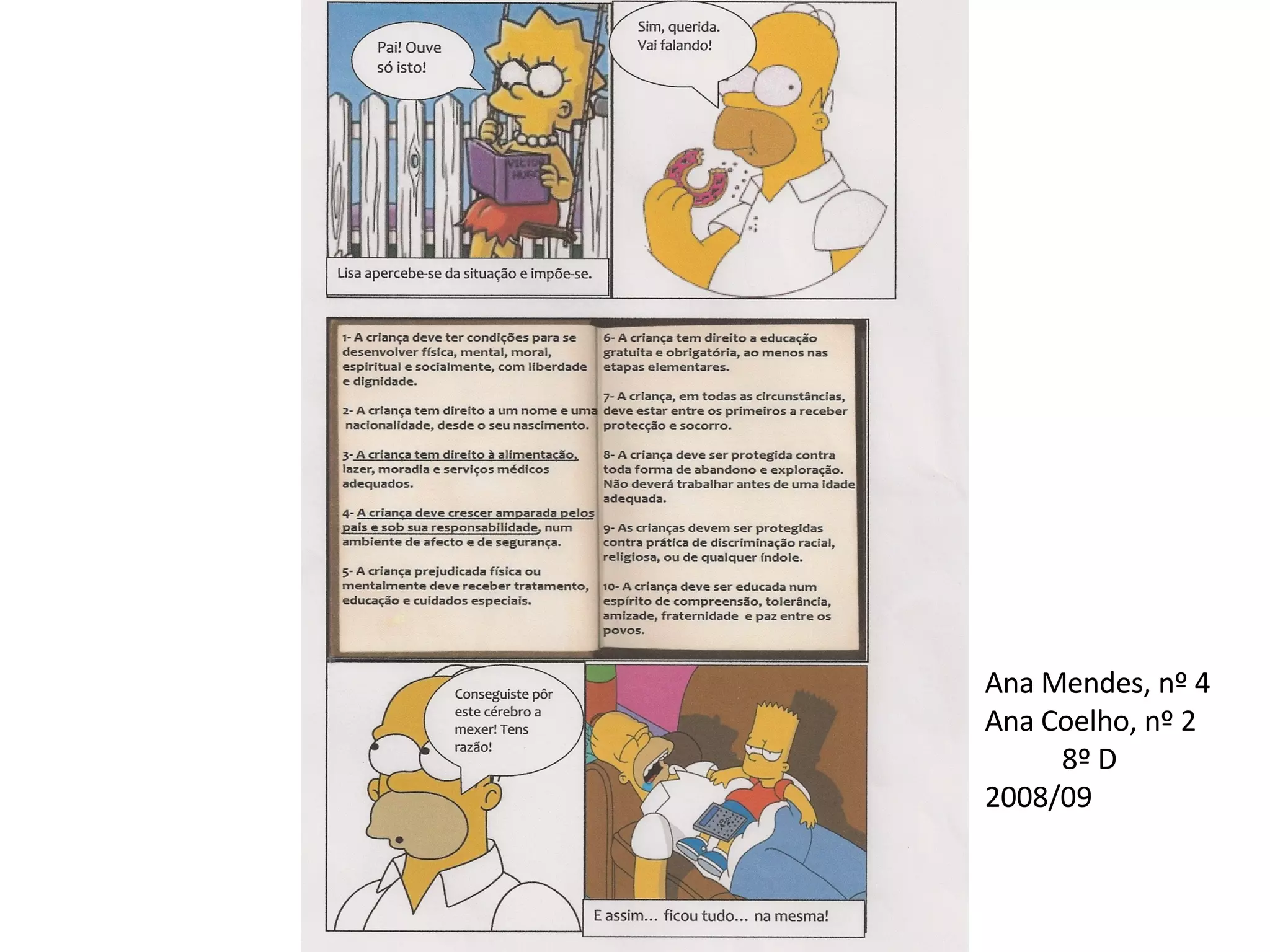 Ana Mendes, nº 4 Ana Coelho, nº 2 8º D 2008/09
