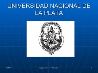 UNIVERSIDAD NACIONAL DE LA PLATA 