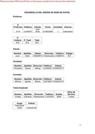 PROYECTO DE BASE DE DATOS