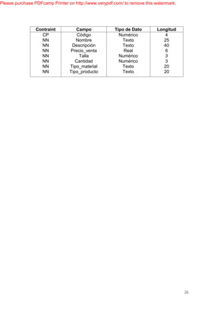 PROYECTO DE BASE DE DATOS