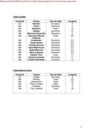 PROYECTO DE BASE DE DATOS