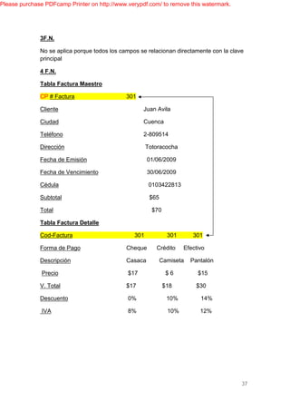 PROYECTO DE BASE DE DATOS