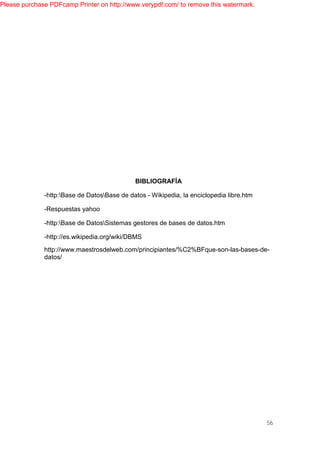 PROYECTO DE BASE DE DATOS