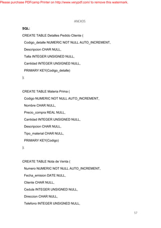 PROYECTO DE BASE DE DATOS