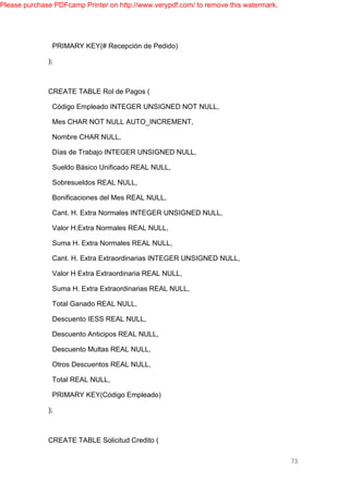 PROYECTO DE BASE DE DATOS