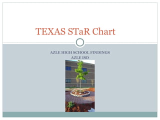 AZLE HIGH SCHOOL FINDINGS AZLE ISD TEXAS STaR Chart  
