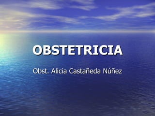 OBSTETRICIA Obst. Alicia Castañeda Núñez 