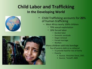Child Labor and Trafficking In the Developing World ,[object Object],[object Object],[object Object],[object Object],[object Object],[object Object],[object Object],[object Object],[object Object],[object Object],[object Object],[object Object],[object Object],[object Object],[object Object]