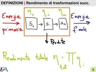 DEFINIZIONI  |  Rendimento di trasformazioni succ. 