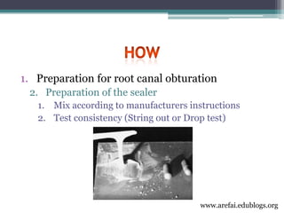 3rd year Obturation Lecture