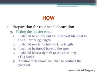 3rd year Obturation Lecture