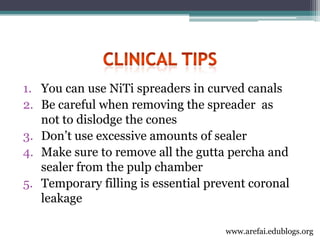 3rd year Obturation Lecture