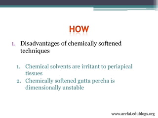 3rd year Obturation Lecture