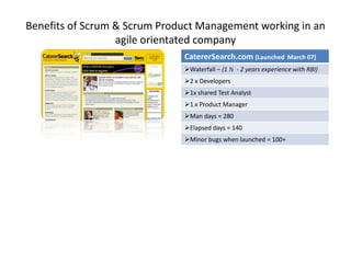 The product manager introduces stakeholders to various aspects of the scrum cycle as and when required.</li></li></ul><li>...
