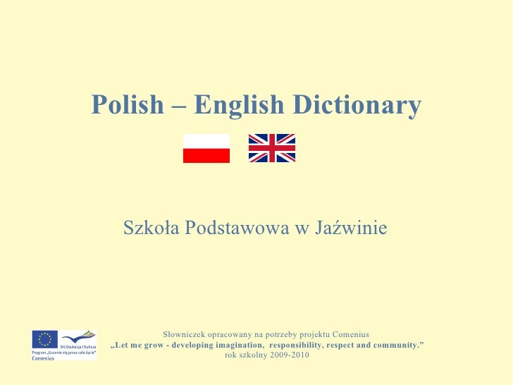 Polish english dictionary dict alstatsop